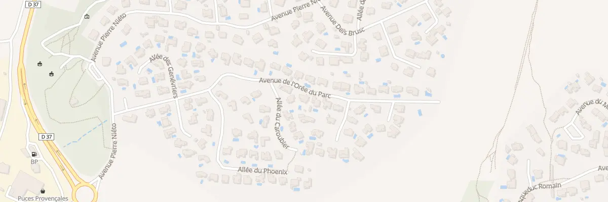 Plan du 344 Av de l’ OREE DU PARC à Fréjus