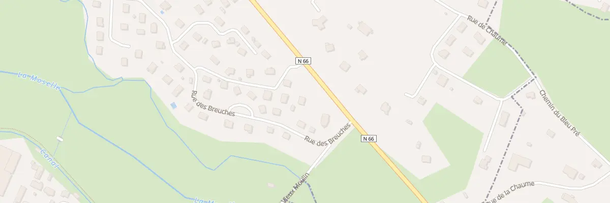 Plan du 42 Rue d’Alsace à Ramonchamp