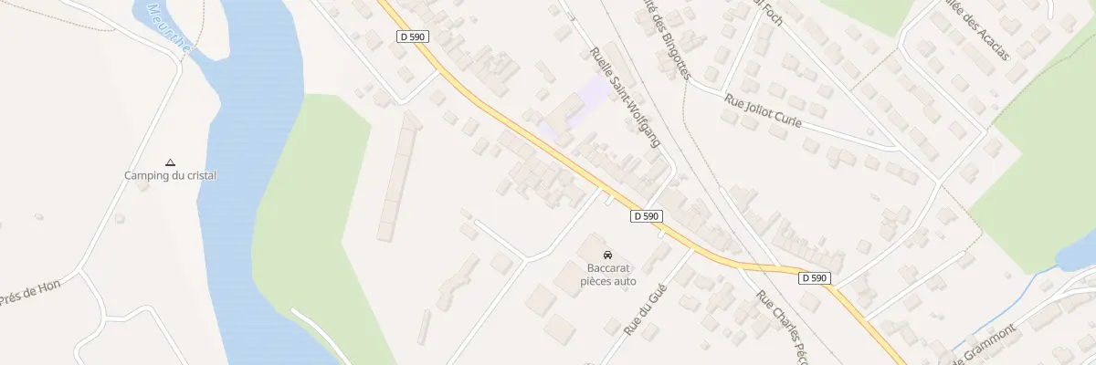 Plan du 16 Rue de Humbepaire à Baccarat