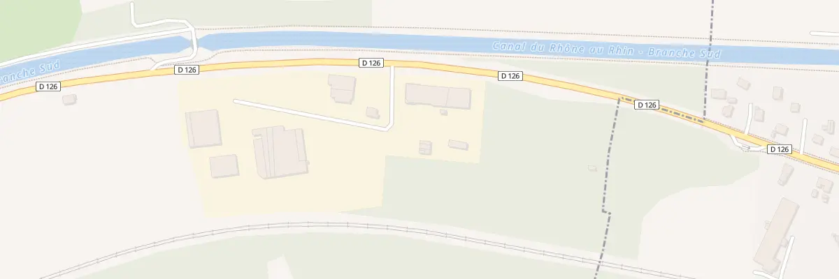 Plan du 5054 Zone industrielle à Berche