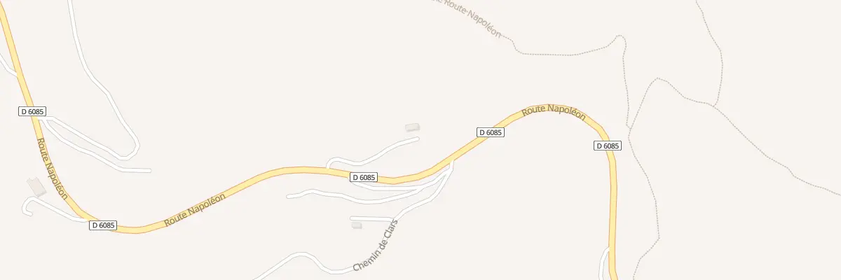 Plan du 853 Rtd Route Napoleon (Rd 6085) à Escragnolles