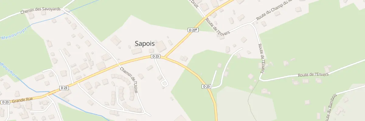 Plan du 67 Grande Rue à Sapois