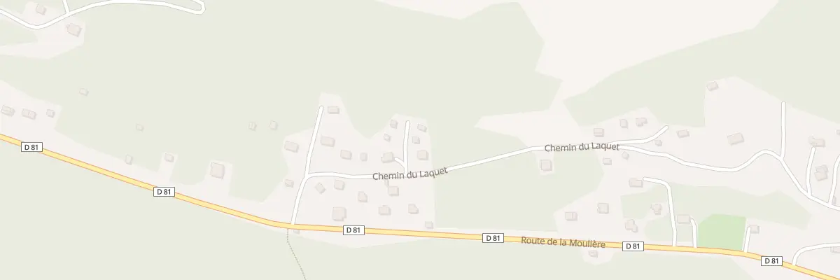 Plan du 205 Che du Laquet à Caille