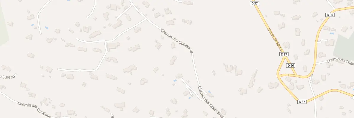 Plan du 258 Che Queinieres à Callian