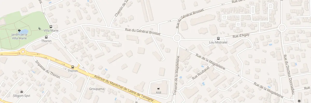 Plan du 470 Rue du General BROSSET à Fréjus