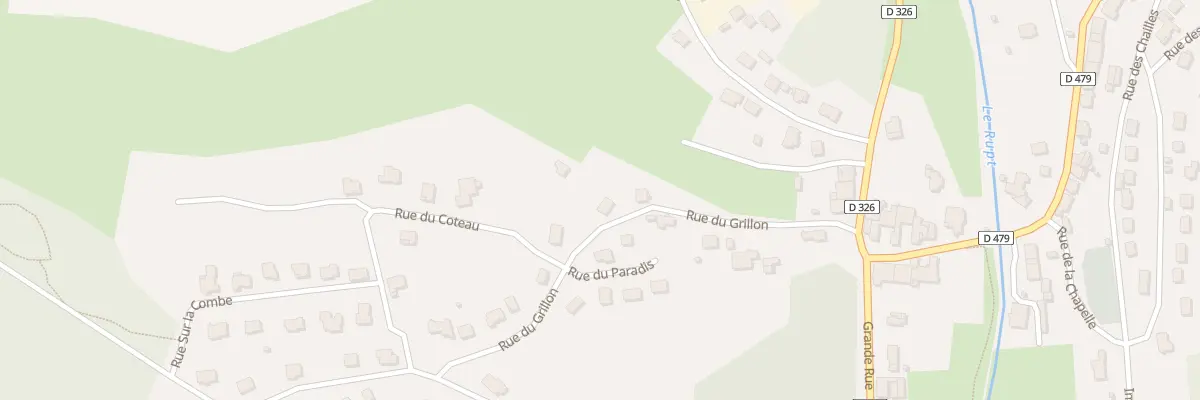 Plan du 5 Rue du Grillon à Dung