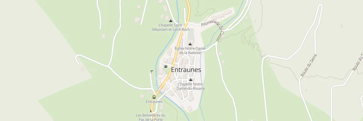 Plan du 5038 Le Village à Entraunes