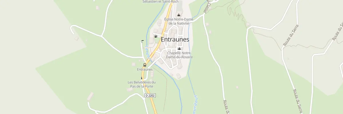 Plan du 5056 Le Village à Entraunes