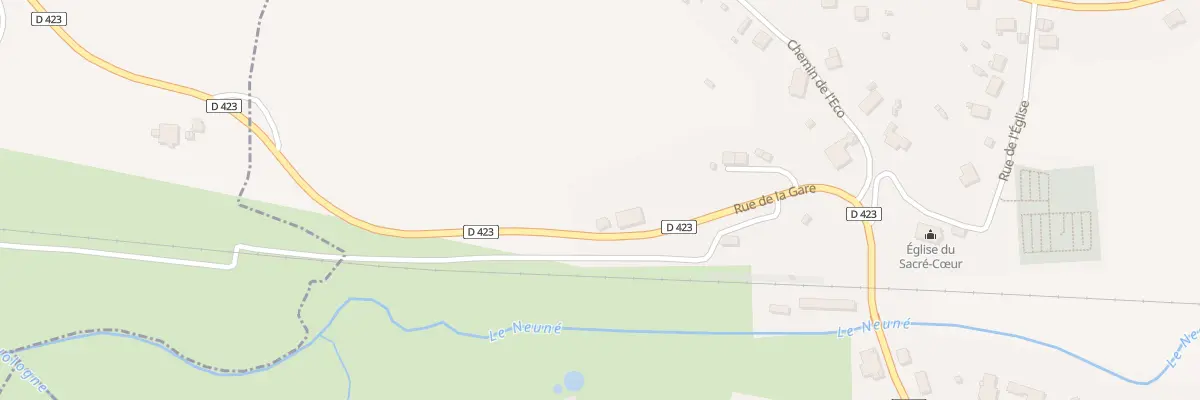 Plan du 20 Rue de la Gare à Laveline-devant-Bruyères