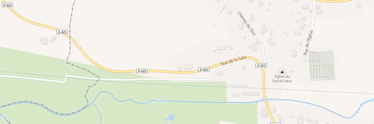Plan du 18 Rue de la Gare à Laveline-devant-Bruyères