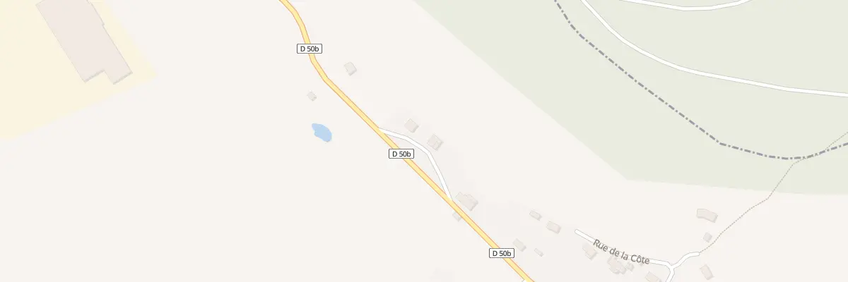 Plan du 10 Rte de Brouvelieures à Domfaing