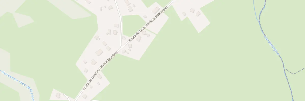 Plan du 920 Rte de Laveline Dt Bruyeres à Herpelmont