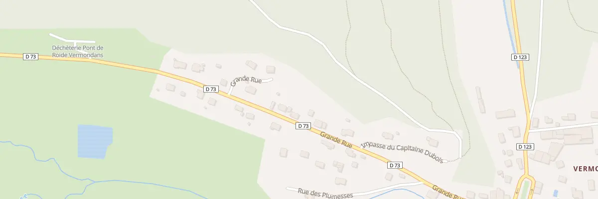 Plan du 45 Gr Grande Rue à Pont-de-Roide-Vermondans