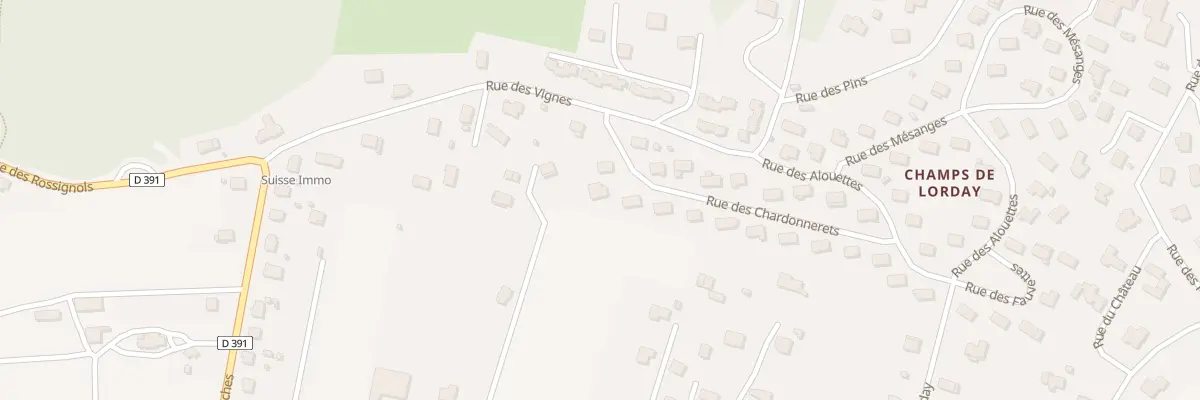 Plan du 4 Rue des Chardonnerets à Bavans