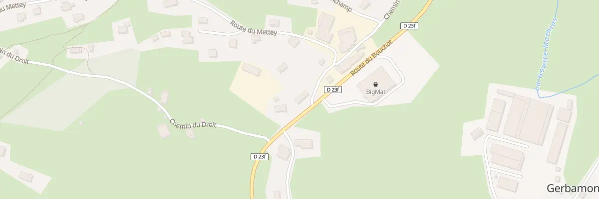 Plan du 1 Che de Sapois à Gerbamont