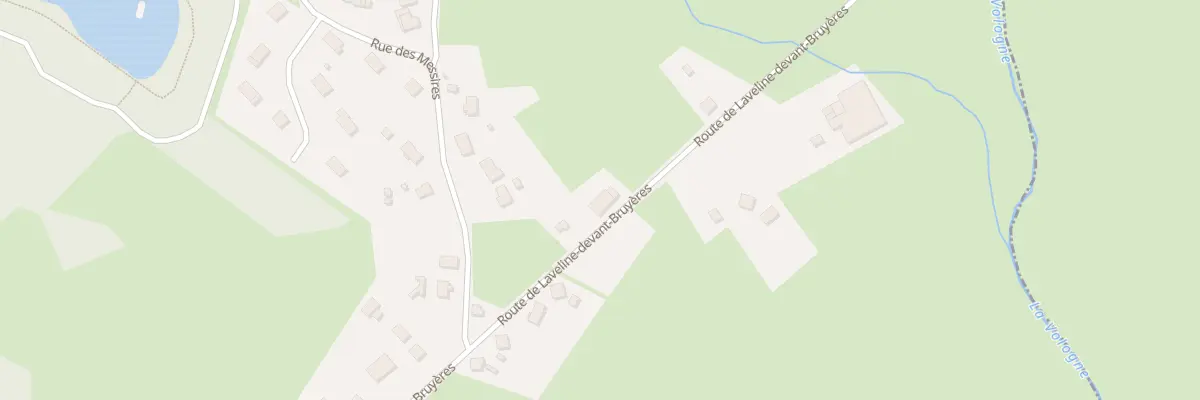 Plan du 1041 Rte de Laveline Dt Bruyeres à Herpelmont