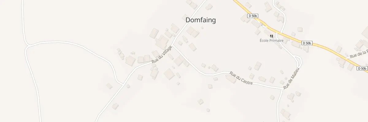 Plan du 2 Rue du Centre à Domfaing