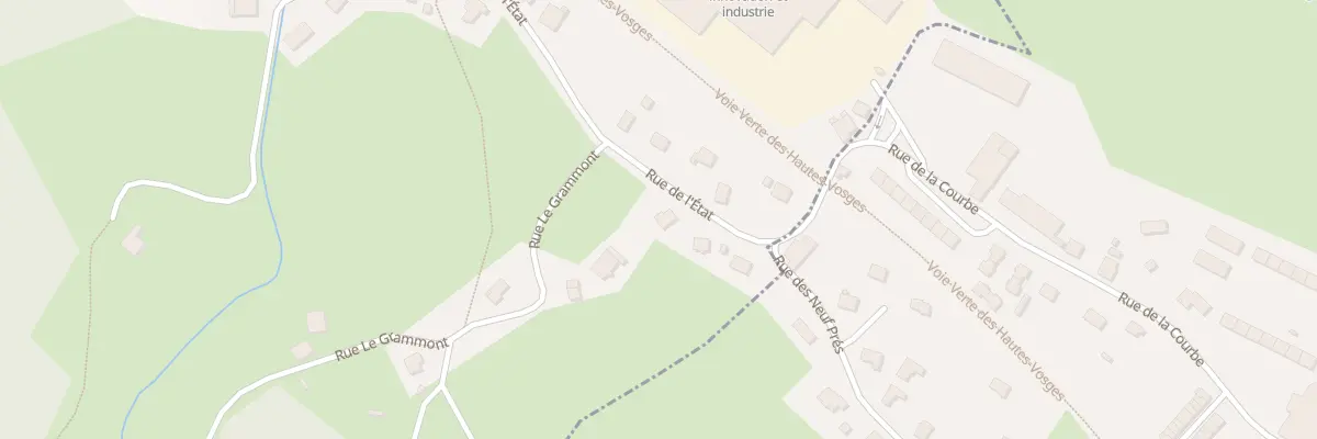 Plan du 68 Rue de l’Etat à Ramonchamp