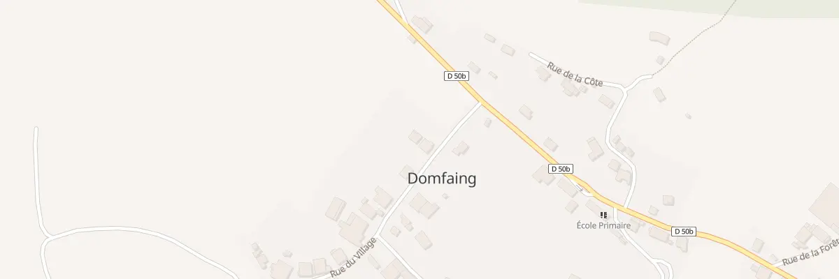 Plan du 2 Rue du Village à Domfaing