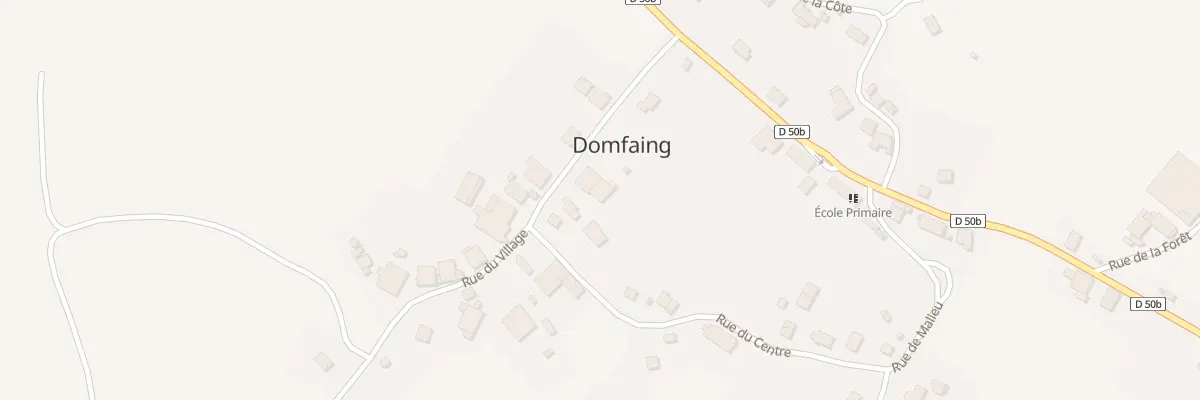 Plan du 5 Rue du Village à Domfaing