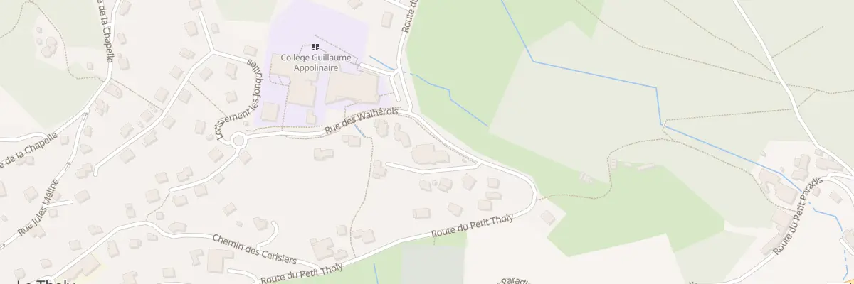 Plan du 19B Rte du Petit Tholy au Tholy