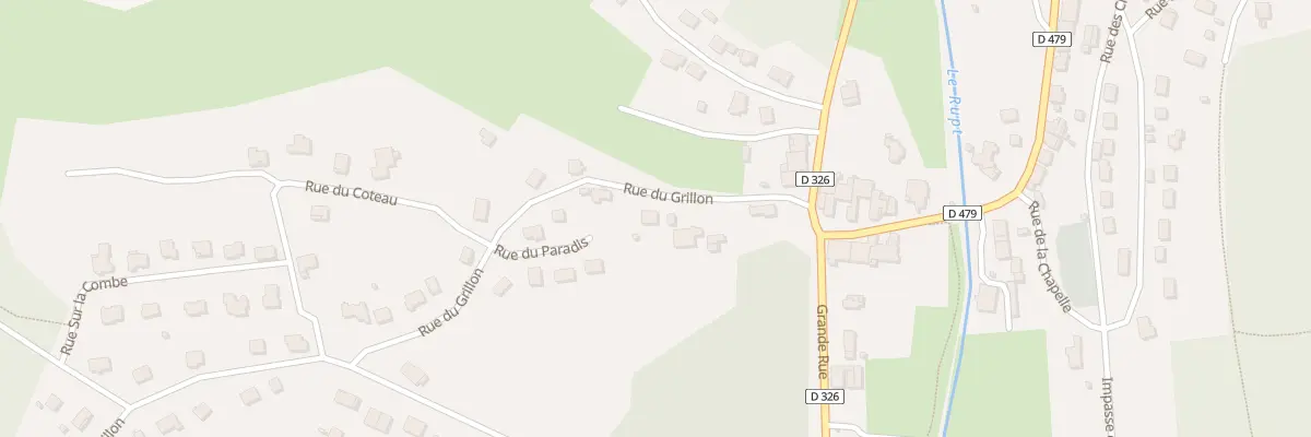 Plan du 6 Rue du Grillon à Dung