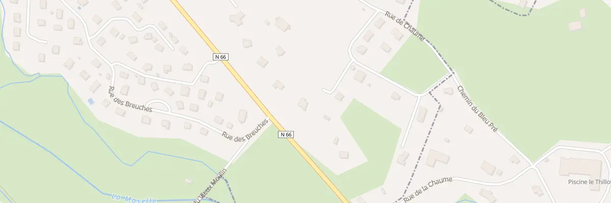 Plan du 51 Rue d’Alsace à Ramonchamp