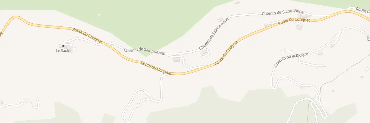 Plan du 350 Rte du Cougnet à Briançonnet
