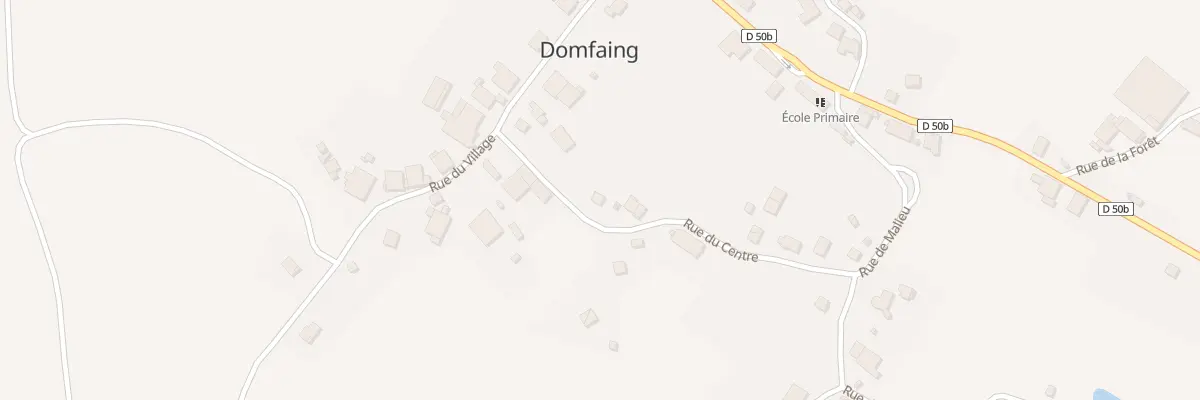 Plan du 1 Rue du Centre à Domfaing