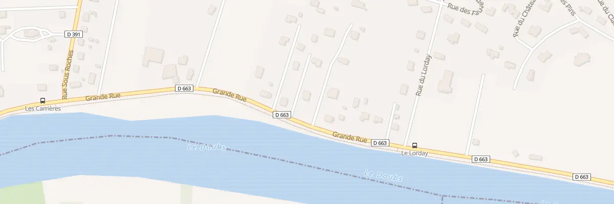 Plan du 97 Gr Grande Rue à Bavans