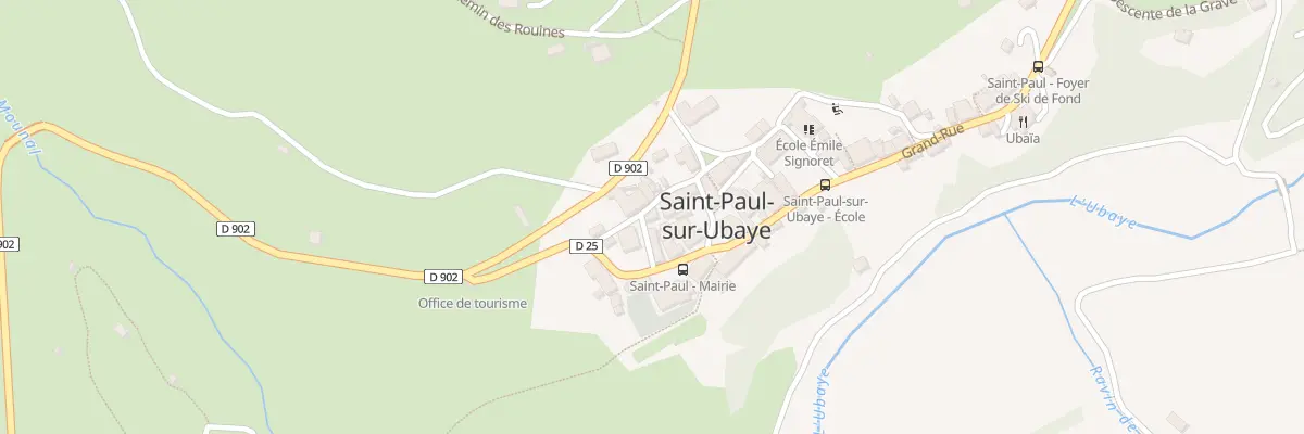 Plan du 5208 Le Village à Saint-Paul-sur-Ubaye