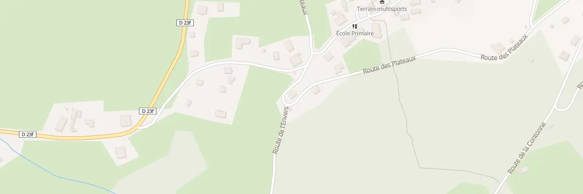 Plan du 1 Rte des Plateaux à Gerbamont
