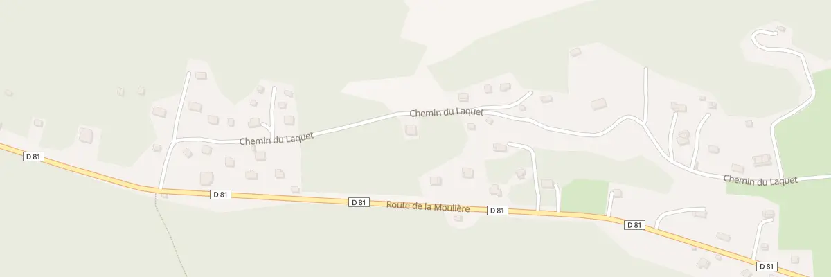 Plan du 334 Che du Laquet à Caille
