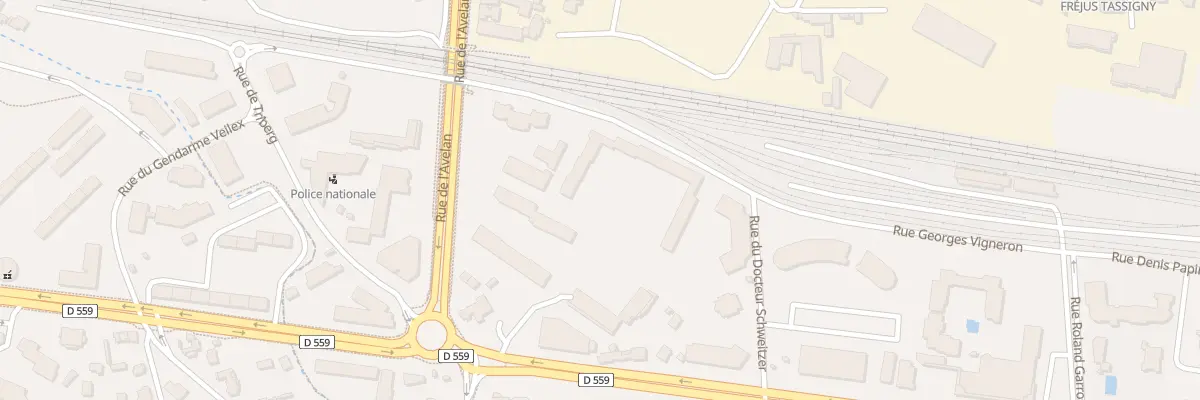 Plan du 382 Rue Vigneron Grand Parc à Fréjus