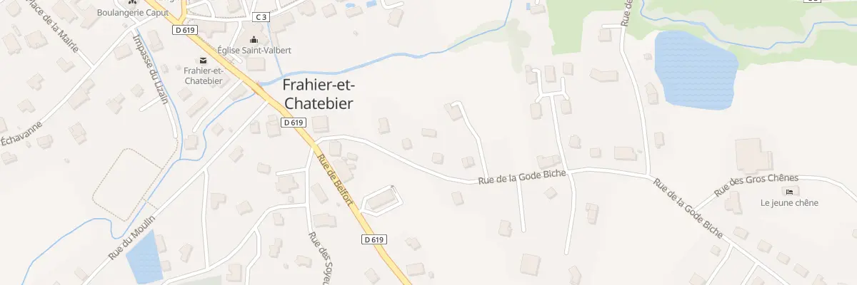 Plan du 3A Rue de la Gode Biche à Frahier-et-Chatebier