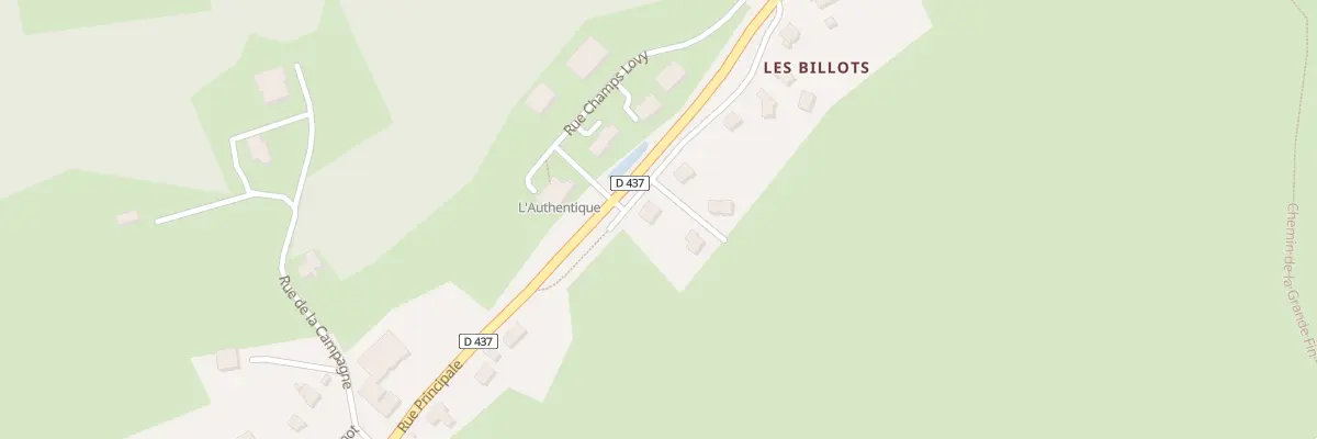 Plan du 54 Rue Principale aux Fontenelles
