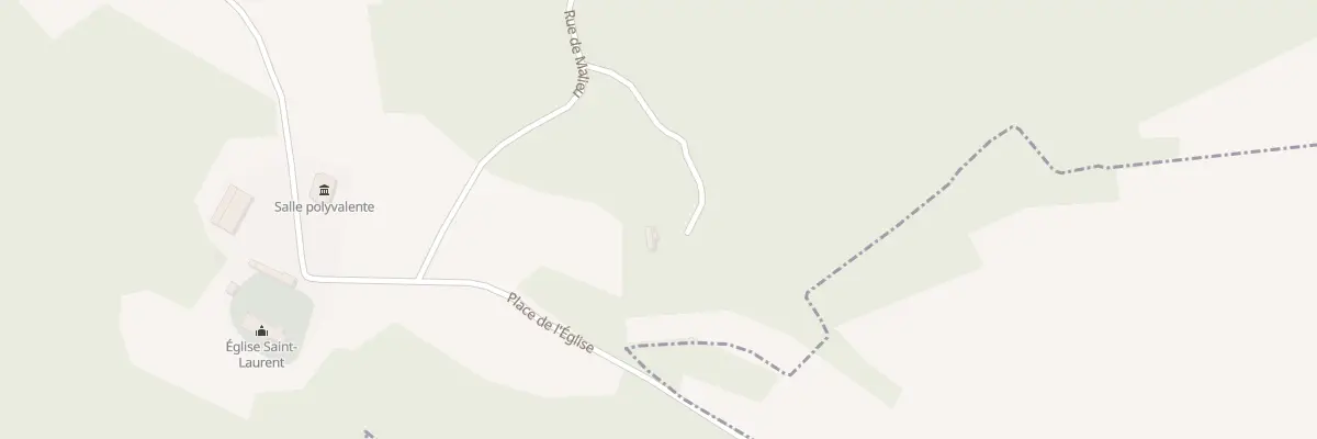 Plan du 5 Pl de l’Eglise à Domfaing