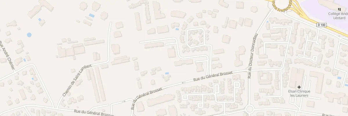 Plan du 9017 Rue du General BROSSET à Fréjus