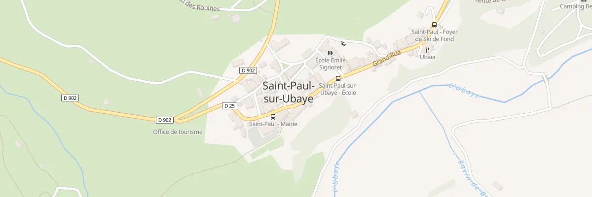 Plan du 5210 Le Village à Saint-Paul-sur-Ubaye