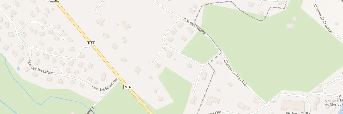 Plan du 4 Rue de Chaume à Ramonchamp