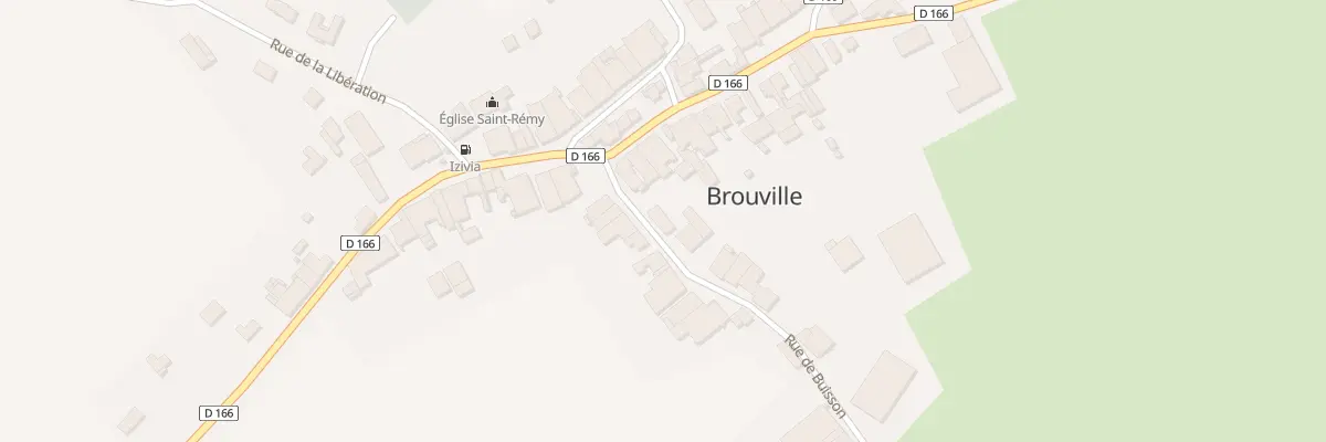 Plan du 1 Rue de Buisson à Brouville