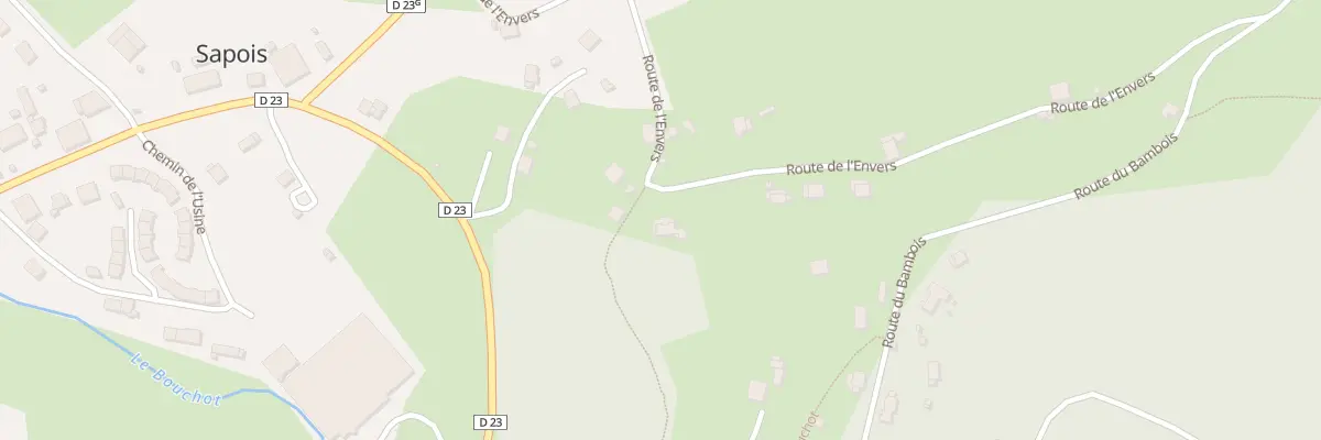 Plan du 22 Rte de l’Envers à Sapois