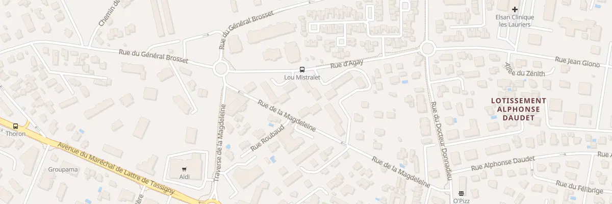Plan du 393 Rue de la MAGDELEINE à Fréjus