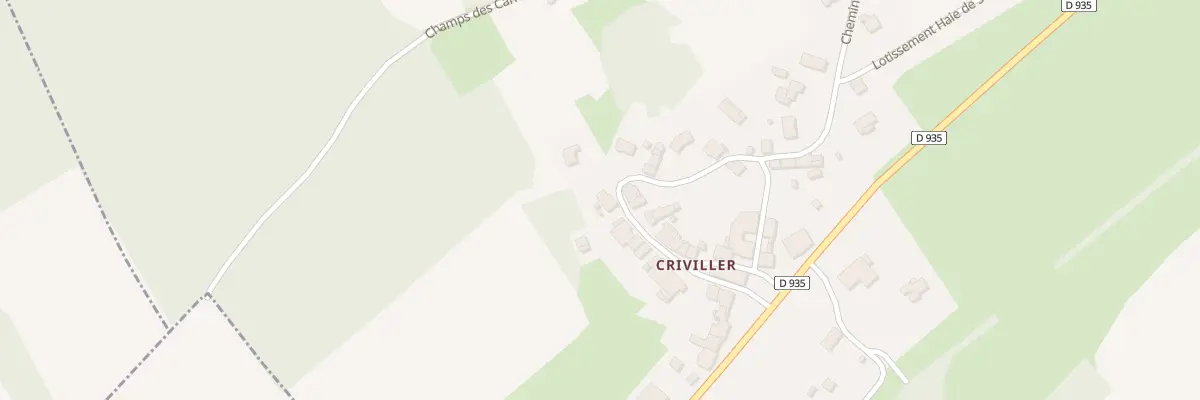 Plan du 17 Criviller à Merviller