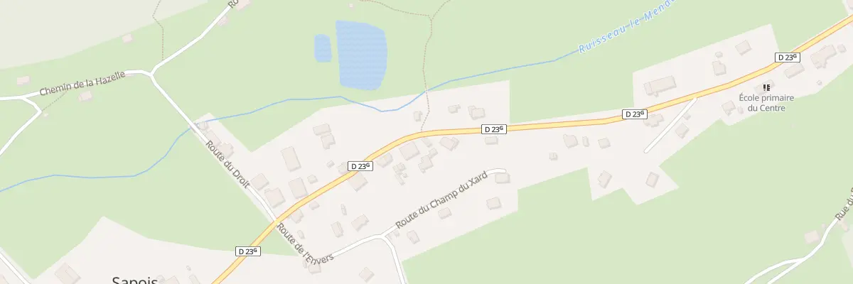 Plan du 20 Rte de Ménaurupt à Sapois