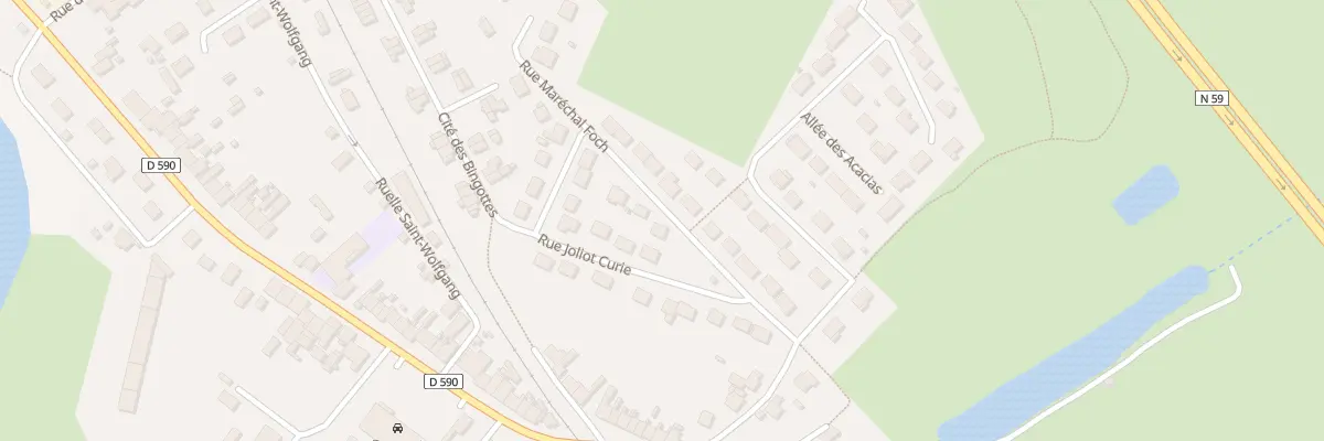 Plan du 1 Rue Mal Foch à Baccarat