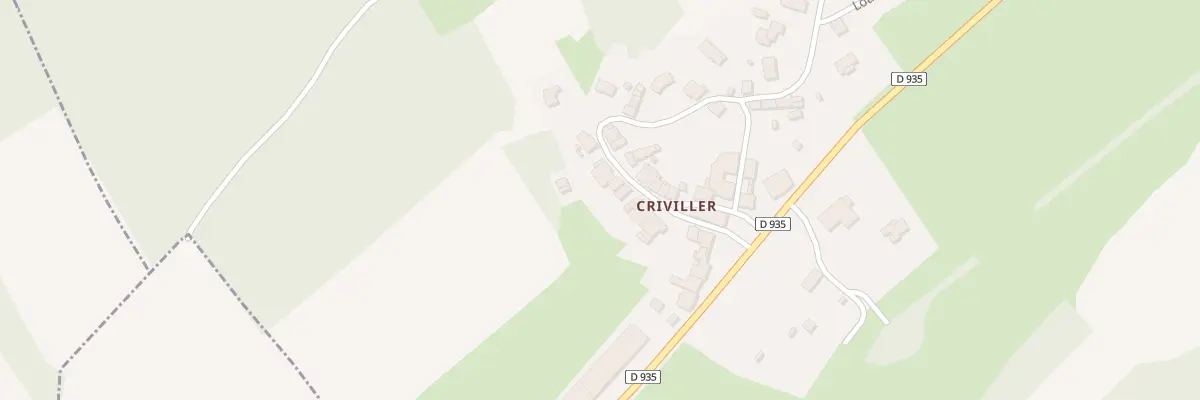 Plan du 13B Criviller à Merviller