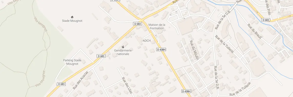 Plan du 8 Rue Faubourg de Montbeliard à Héricourt