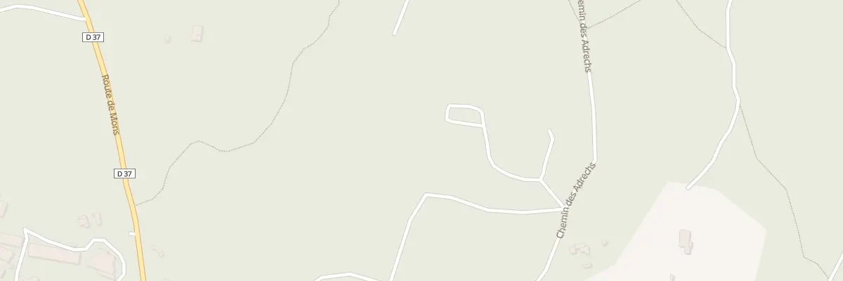 Plan du 1230 Che des Adrechs à Callian