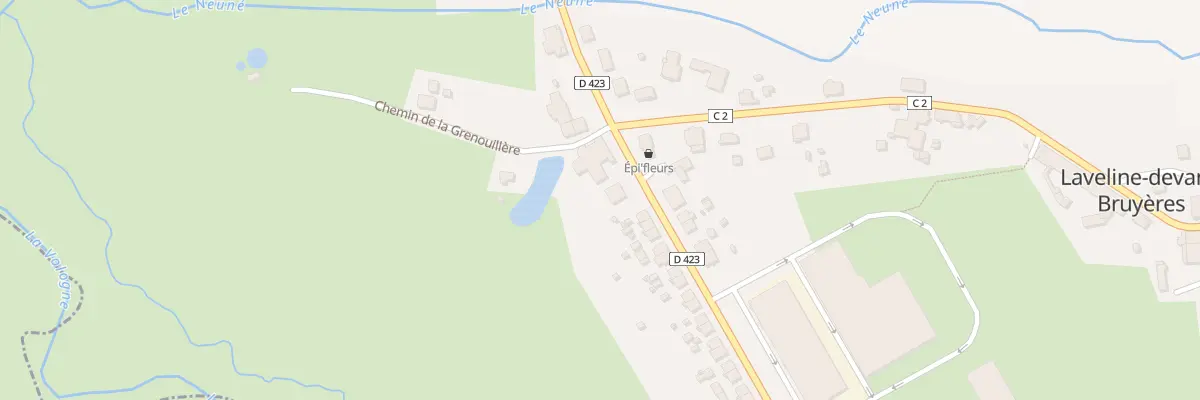 Plan du 1 Rue de la Gare à Laveline-devant-Bruyères